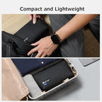 RIGHT AWAY Travel Tech Pouch，Waterproof Cord Case，Electronics Organizer Travel Case，Cable Organizer Storage Bag For Phone, Charger, Accessories（BLACK）