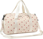 BLUBOON Duffle Bag Girls Kids Cute Gym Bag with Shoes Compartment & Wet Separation Waterproof Sports Overnight Travel Bag