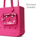 BOGG BAG Medium Tote – 15” x 12.5” x 5” – Durable, Washable, Tip-proof – Beach, Pool, Boat, Work, Sports (Haute Pink)