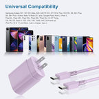 Type C Charger, 2 Pack 25W PD USB C Wall Charger Super Fast Charging Block & 6ft Android Phone Charger Cable for Samsung Galaxy S23 S22 S21 S20 Plus Ultra, Note 20 10 9 8/ S10 S9 S8 Pixel 6 5 4 Pro XL