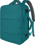 Taygeer Laptop Backpack, Airline Approved Carry On with 17.3 inch Laptop Compartment, TSA Friendly Backpack for Nursing Doctor Business Travel, Travel Daypack for Work Essentials, Peacock Blue