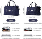 HYC00 Travel Duffel Bag,Carry-on Overnight Weekender Bags for Women,Sports Tote Gym Bag with Wet Pocket