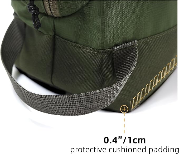 Travel Toiletry Bag 5L, Compact Travel Organizer with Waterproof TPU Wet/Dry Compartment