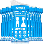 Disposable Urine Bag for Travel - 900ML Portable Pee Bags for Women Men 8/12/20/24/28 PCS Emergency Vomit Bags Urinal Toilet for Car Camping, Road Trip,Traffic Jam, Pregnant, Kid, Patient