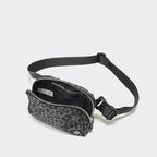 Pander Everywhere Belt Bag for Women, Fashion Waist Packs, Crossbody Bags with Adjustable Strap (Grey Leopard)