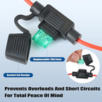 Starlink Mini 12V Adapter [Supports up to 150FT Cable] 12V/24V to 30V 3.5A DC Boost Converter for Starlink Mini, Starlink Mini Power Cable with Female Plug 9-28V Input for Off-Road,RV, Marine,Outdoor
