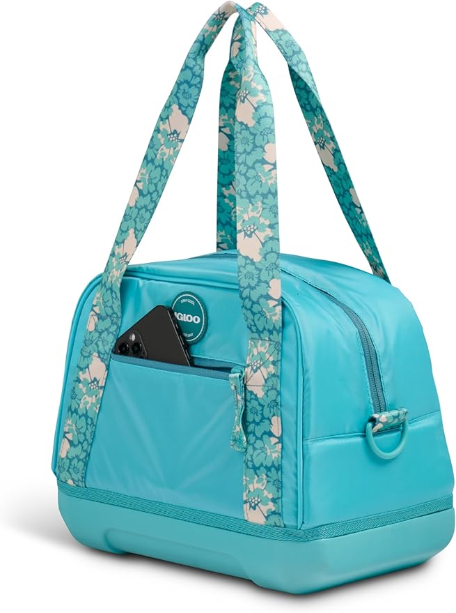 Igloo Tag Along 12-Can Satchel Cooler | Insulated Cooler Bag with Sturdy EVA Base
