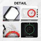 Compass Hiking Survival, Wilderness Survival Compass for Kids- Magnetic Gear Set Navigation Map- Backpacking Camping Hunting Survival