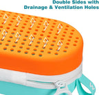 Swim Goggle Case For Swimming Goggles, Swimmer Gifts for Kids Teens Adults, Silicone Cases with Drain Hole