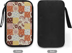 Patchwork Electronic Organizer Tech Accessory Pouch Electronic Accessories Carry Case Storage Bag for Cable Cord SD Card Travel Bag Cable Organizer