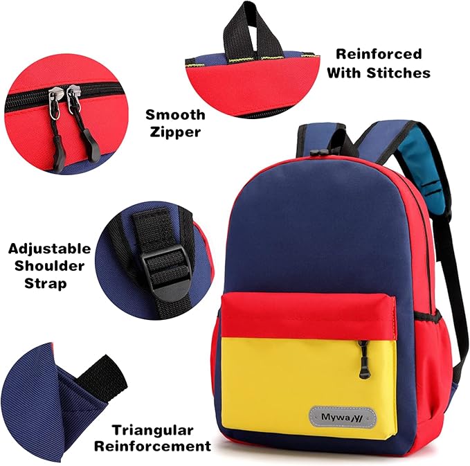 13 inch Kids Preschool Toddler Backpack Cute Cool Lightweight Daypack For Boys and Girls