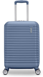 American Tourister Stratum 3.0 Carry-On Spinner, Airline Approved, Durable Hardside Luggage, Expands 1.5", RightHeight™ Adjustable Handle, Elemental Blue