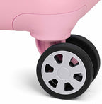 Traveler's Choice Pagosa Hardshell Expandable Luggage with Spinner Wheels, Pink, 26-Inch Medium