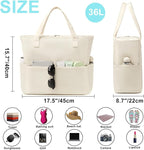 Bluboon Waterproof Beach Tote Pool Bags for Women Ladies Extra Large Carry On Bag With Wet Compartment for Weekender Travel