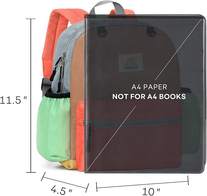 STEAMEDBUN Toddler Backpack for Girls 2-4: Kids Backpack Boys Girls - Preschool Kindergarten Daycare Backpacks - 12 inch