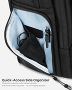 NEXUS 23L Ergonomic Laptop Backpack for Men Women, Fits 16" MacBook, TSA Friendly Anti-Theft Water Resistant, Professional Business Office Bag for Daily Commute and Short Trip