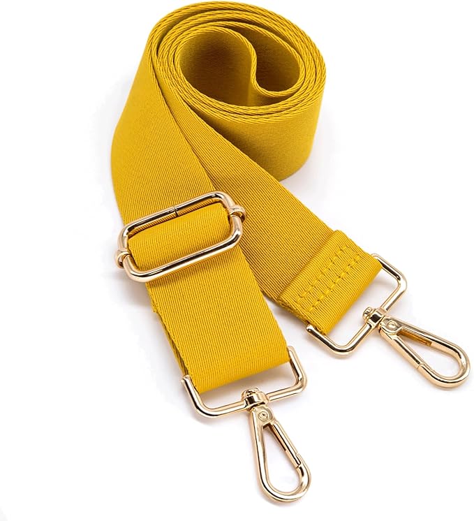 S&loyoe Thickened Solid Color Purse Straps Replacement Crossbody Bag Strap Adjustable Wide Guitar Straps for Handbags 1.5inch