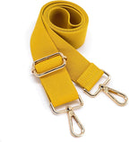 S&loyoe Thickened Solid Color Purse Straps Replacement Crossbody Bag Strap Adjustable Wide Guitar Straps for Handbags 1.5inch