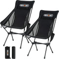 Overmont Oversized Camping Chair for Adults - 400lbs Support Heavy-Duty Padded Seat Outdoor Portable Folding Chair with Cooling Bag Cup Holder Carry Bag Comfortable for Sport Garden Beach Fishing Lawn