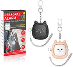 Personal Safety Alarm, VIGOROAD 2 Pack Loud 130dB Siren Emergency Panic Alarm with LED Light, Easy Pull Pin Keychain Self-Defense Security Alarm for Women, Seniors, Kids