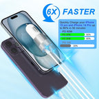iPhone Car Charger Fast Charging, [Apple MFi Certified] 60W Dual USB-C Power Cigarette Lighter Car Charger+Type-C Cable&Lightning Cable for iPhone 16 15 14 13 12 Pro Plus XS XR iPad, Samsung, Carplay