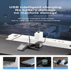 Dual Slot Fast Charger for NP-FZ100 Battery, Compatible with ZV-E1/A7M4/A7M3/A7C/A7R3/A7R4/A6600/A6700, Micro USB and Type-C Dual Charging, Portable Outdoor Design, Efficient Safety Protection