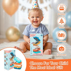 GRESEESM Montessori Busy Board for 1 Year Old, Toddlers Travel Toys for Ages 1–3, Sensory Activity Board for Airplane and Car, Baby Gifts for Boys Girls, Easter Basket & Stocking Stuffers
