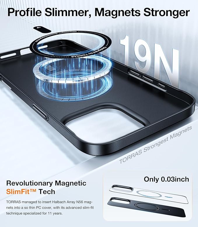 TORRAS Magnetic Case & Magnetic Power Bank 5,000mAh