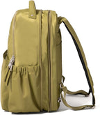 Baggallini Tribeca Expandable Laptop Backpack - 15"x11" Lightweight RFID Computer Bag for Work & Travel with Luggage Sleeve