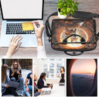 Laptop Shoulder Bag for Women Men, Waterproof Computer Case Messenger Bag Briefcase for Business Office Travel