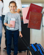 Passport Wallet & Cover Combo - Holds Passport, Vaccine Card & More