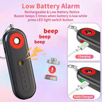 Rechargeable Personal Safety Alarm for Women - 130dB Self Defense Keychain Siren Whistle with SOS Strobe Light, Low Battery Notice - Emergency Security Safe Protection Devices, College Essentials
