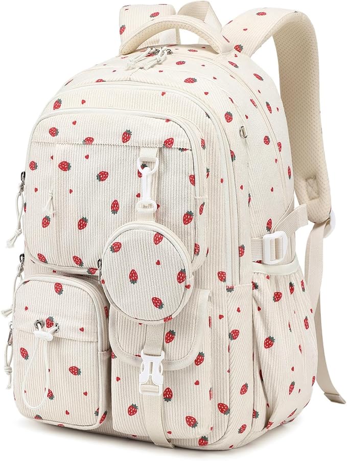MOONBABY Girls Backpack, Kids Backpack for Girls, School bag for Primary Elementary Teenage, Middle School Students Bookbag