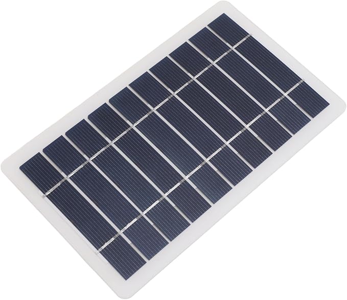 5W Solar Panel for Phone Radio, Solar Panel Charger for Micro USB & USB C Port, 5W USB Solar Panel for Small Devices, Without Power Storage Function