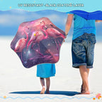 ALAZA Kids Umbrella Stick Umbrellas Cute Umbrella for Boys Girls Toddler UV/Sun Rain Windproof