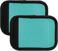 DOMIKING Blue Green Luggage Handle Wrap Soft Luggage Identifiers for Suitcase Tags Marker for Travel Bag Luggage Suitcase Handle Covers Travel Accessories, 2 Pack