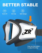 ZIONOR Swim Goggles, Upgraded G1 Polarized Swimming Goggles Anti-Fog for Adult Men Women