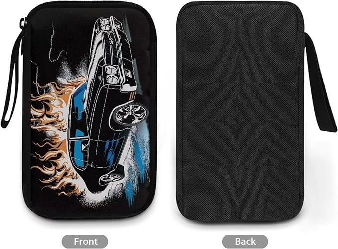 Racing Car Print Electronic Organizer Travel Organizer Bag Electronics Accessories Cases Storage Bag Waterproof for Cable USB SD Card Power Bank Earphone