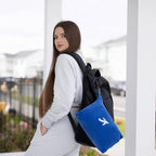 BlueHills Soft Travel Blankets Mini Value Pack Set of 2 - Premium Airplane Travel Essential Flight Blanket Throw in a case with Strap Compact for Car Plane Travel Gift – Pink and Royal Blue.