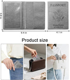 Passport Holder for Travel Men, RFID Blocking Passport Covers Case Wallet Card Slot, International Travel Must Haves Travel Accessories for Women, Cruise Ship Essentials Travel Gifts