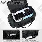 MIER Large Gym Bag for Men Sports Duffle Bag with Shoe Compartment 60L Lightweight Duffel Bags for Workout Fitness Travel