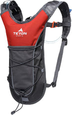 Teton Oasis/Trailrunner Hydration Backpack – Lightweight Water Pack with 2L/3L Bladder for Hiking, Running, Cycling, Biking 18L/22L Sizes – Sewn-in Rain Cover – Fits Men and Women