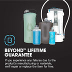 HydraPak Seeker+ - Collapsible Water Filtration & Storage (3L) - BPA & PVC Free, Hydration Reservoir Bag, Leak Proof, Lightweight