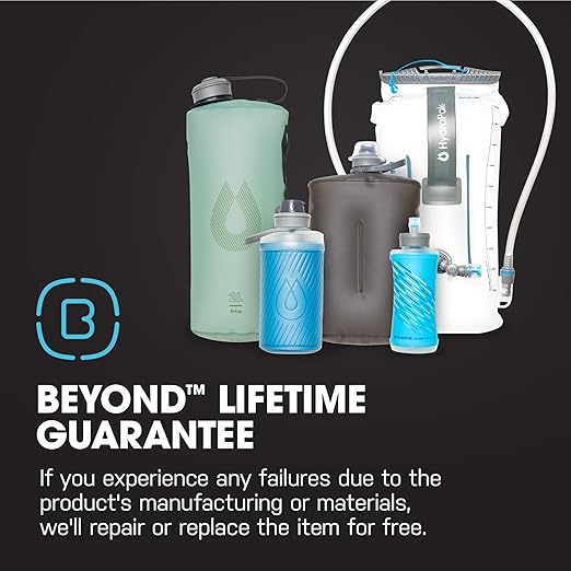 HydraPak Seeker+ - Collapsible Water Filtration & Storage (3L) - BPA & PVC Free, Hydration Reservoir Bag, Leak Proof, Lightweight