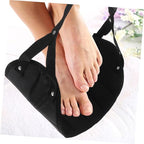 Ciieeo 1set Airplane Footrest Hammock Portable Travel Accessory for Comfortable Leg Support Easy Installation Material for and Car Travel