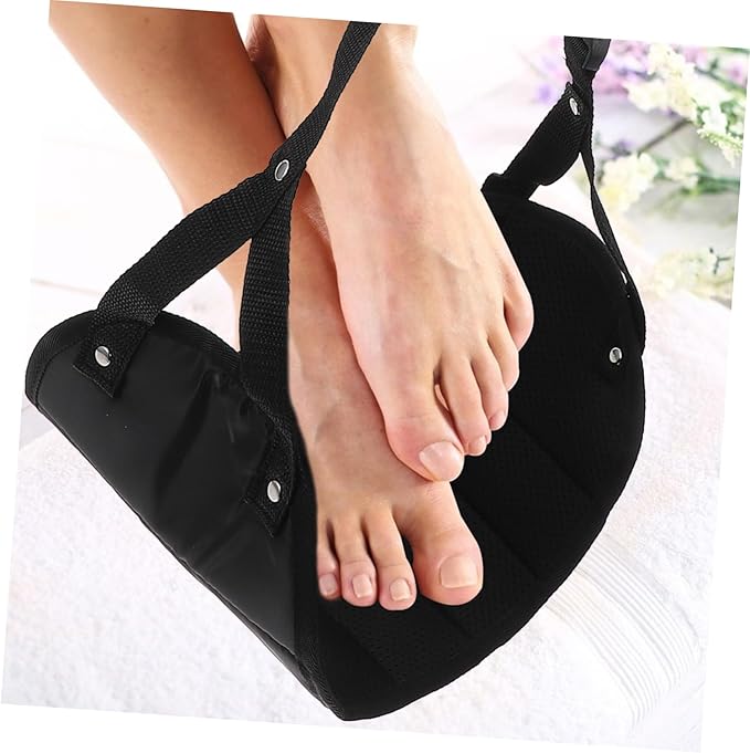 Ciieeo 1set Airplane Footrest Hammock Portable Travel Accessory for Comfortable Leg Support Easy Installation Material for and Car Travel