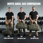 Miramrax Travel Duffle Bag Backpack for Men - Large Tactical Bags Weekender Gym Bag for Overnight Traveling Military Workout Deployment Sports (Green, 25L)
