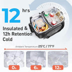 TOURIT Soft Sided Cooler Bag Insulated 30/48/60 Cans, Large Collapsible & Leakproof Ice Chest for Picnic, Beach, Camping, Travel
