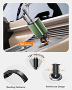 SUPERONE 5 in 1 Retractable Car Charger with Dual Type C Cables, 90W Fast Charging USB C Car Accessories Adapter for iPhone 17/16/15/14/13/12, iPad, Galaxy, Pixel