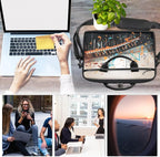 Laptop Shoulder Bag for Women Men, Waterproof Computer Case Messenger Bag Briefcase for Business Office Travel